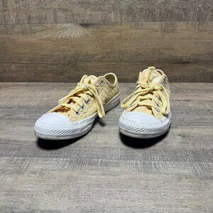 Converse Dream Weaver Pale Yellow Sneaker Women's Size 7.5